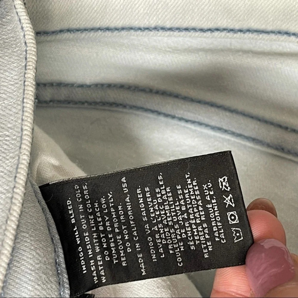 J Brand Solana Capri Light Wash Jeans 25 - Picture 8 of 8